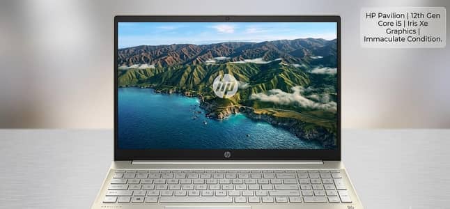 HP PAVILION-15 12TH GENERATION LAPTOP Touch Screen core i5 | 12 Gb Ram
