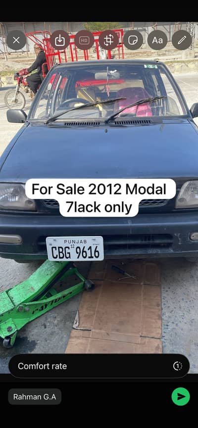 Suzuki Mehran VXR 2012