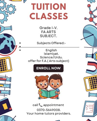 Home Tuition available