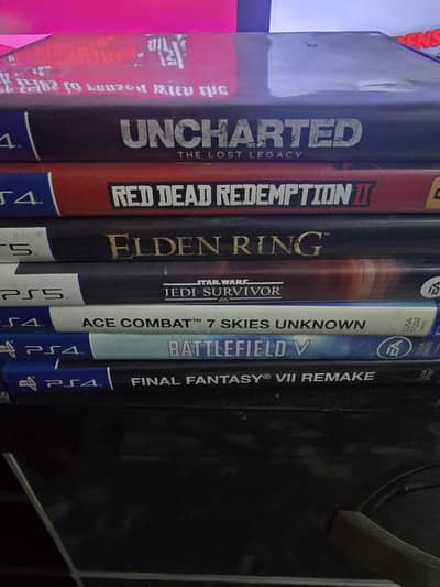 PS4 and PS5 games