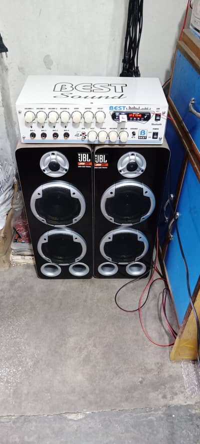 4mic Channel Amp + Speakers