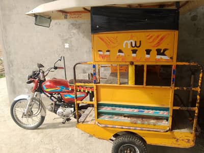 URGENT SALE/ GOOD CONDITION UNITED 100CC MOTORCYCLE RICKSHAW 2018