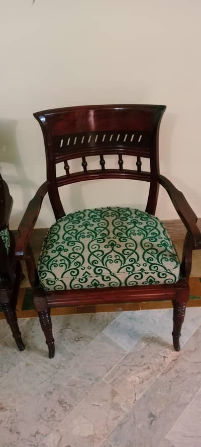 wooden sofa
