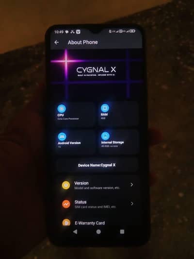 Cygnal X 4+64 GB