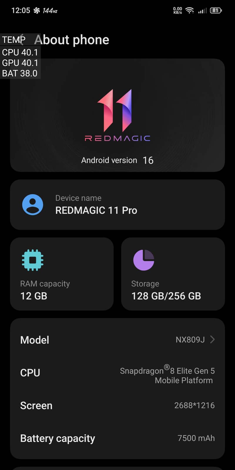 Redmagic 11 pro 4