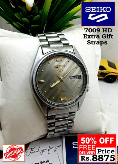 Seiko 5 Citizen Orient Automatic Pre-Owned watch Japan 03161737353