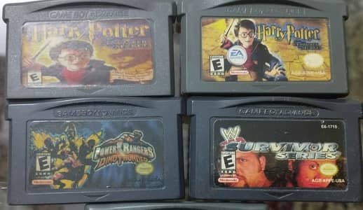 Nintendo game boy advance gba ds carts