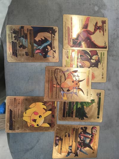 Exclusive Rare Golden Pokemon Card-Super Fire Breathing with 132k HP