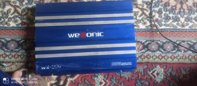 wecomic amplifier 800w original condition