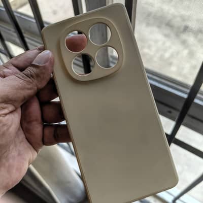 Redmi Note 14 Pro 4G Beige Silicone Back Cover