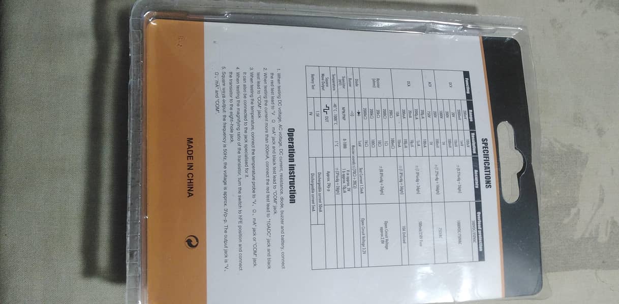 DIGITAL MULTI METER DT-830D BRAND NEW. 1