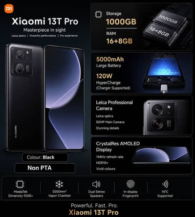 Xiaomi 13t pro 16/1 TB