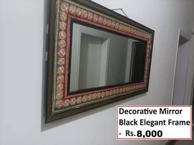 MIRRORS-  Black, Brown, Golden & Decorative Mirrors  - with FREE Miror