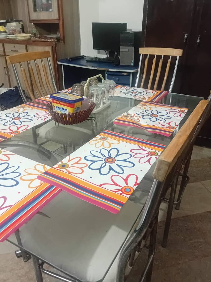 6 Seater Dining Table Set 4
