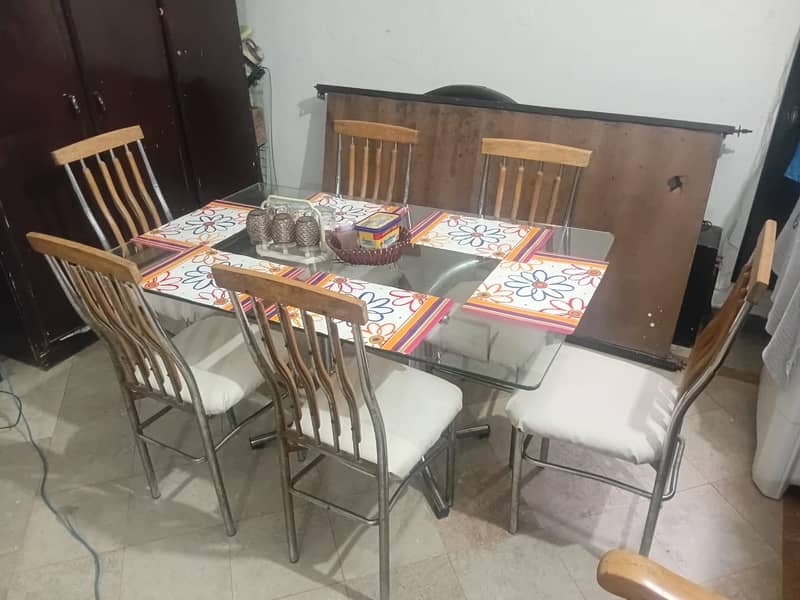 6 Seater Dining Table Set 5
