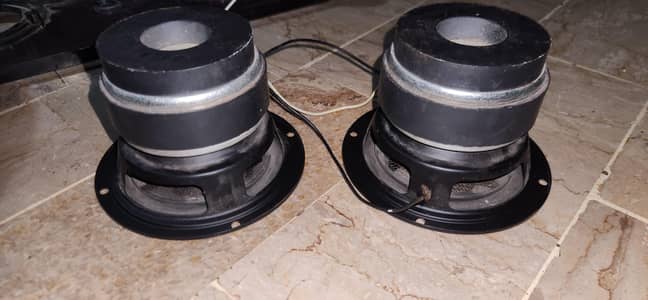 subwoofer and 2 twitters