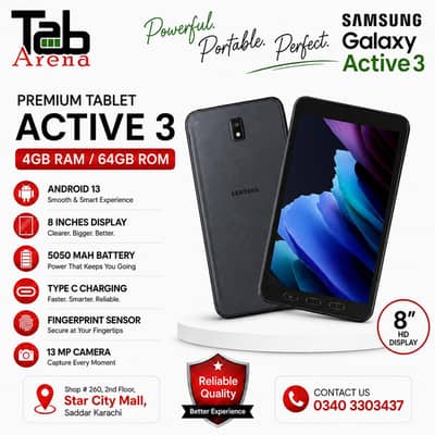 Samsung Galaxy Tab Active 3 4GB / 64GB | Android 13 Tablet