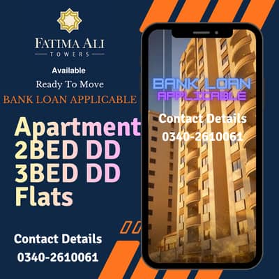 Fatima Ali Towers ( BANK LOAN APPLICABLE ) Luxury Apartments Available Ready To Possession