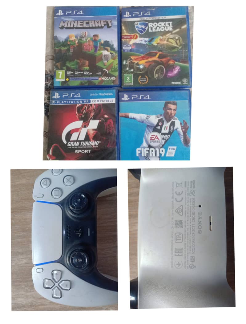 ps5 controller+ games bundle 0