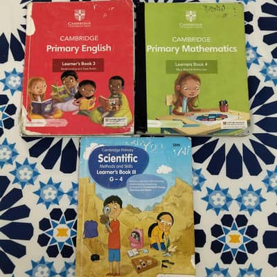 maths science and English books