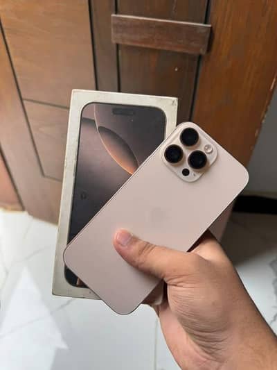16 pro max pta approved with box back change 256 gb 94 BH LLA
