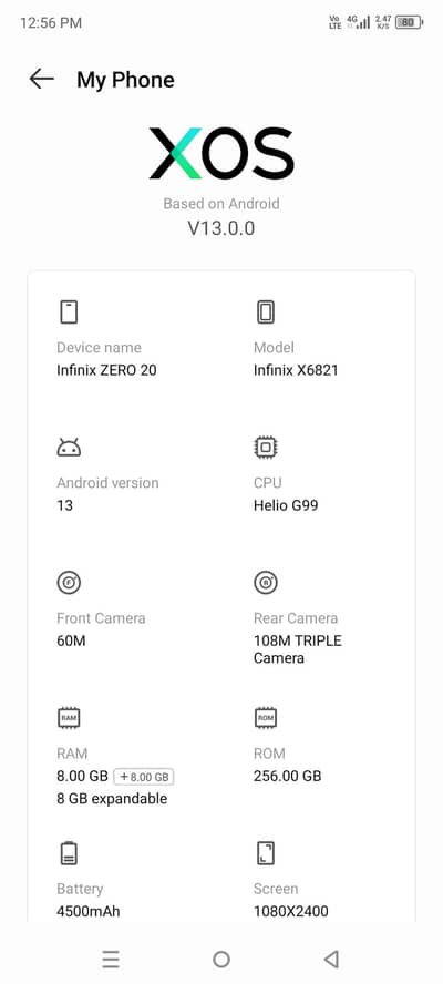 Infinix Zero 20