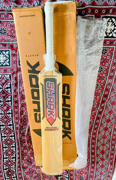 SHARK Sixer Ka Sultan Tape Ball Bat Original Brand New Box Pack