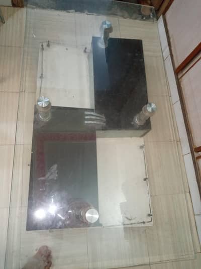 console glass table. 3500