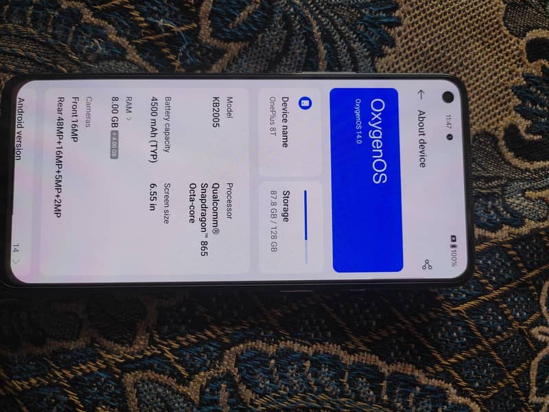 One Plus 8T 0
