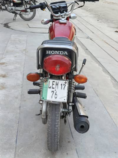 CG125 model 2017