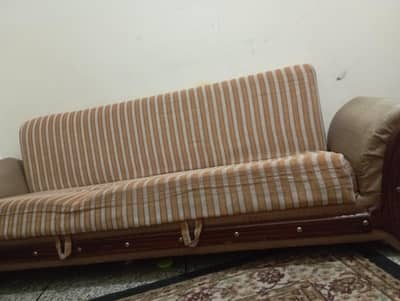 Space-Saving Double Sofa-Cum-Bed for Sale (Good Condition)