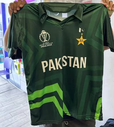 PAKISTAN ODI WORLD CUP 2023 JERSEY ORIGNAL EXCHANGE POSSIBLE WITH FOOT
