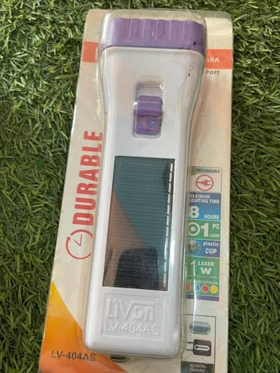 Solar Charging+Electricity Charging Torch