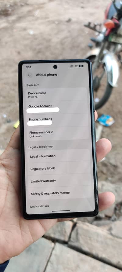 Google pixel 7a 03046292963