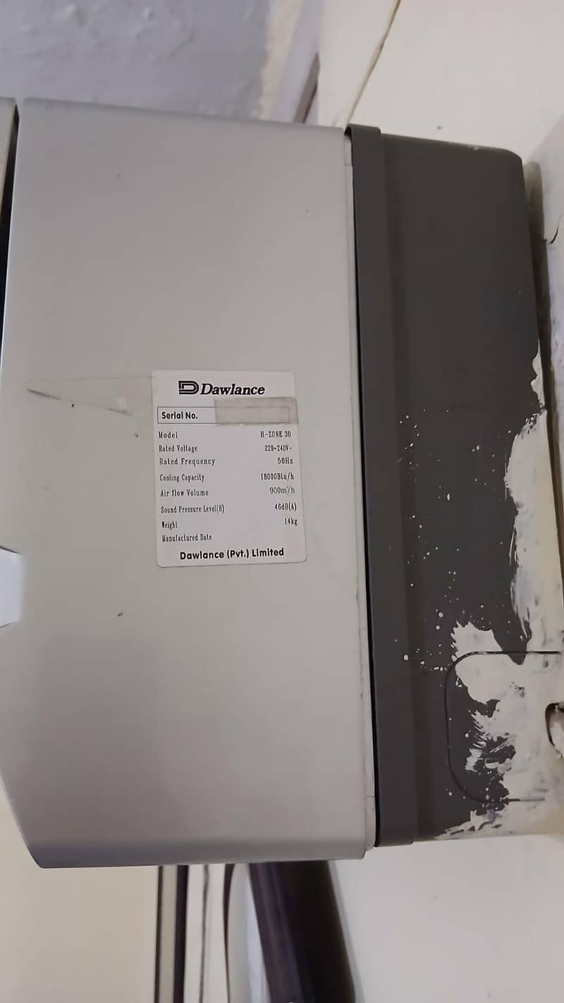 Dawlance split AC 1.8 1
