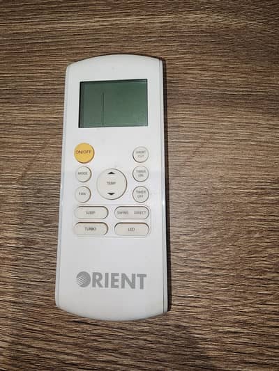 orient Ac remote with backlight