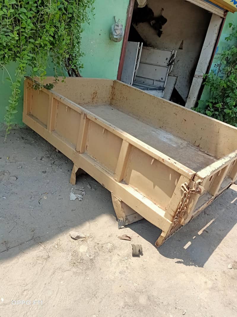 سوزوکی پک اپ کی ٹرالی ہے سوزوکی پک اپ کا بیک ڈالا ہے دیسی بنا ھوا  ہے 2