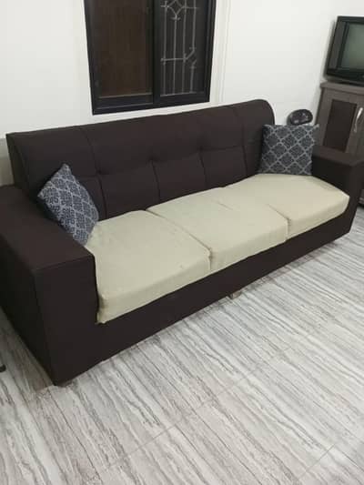 Modern 5-Seater Sofa Set (3+1+1) for Sale