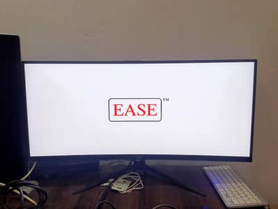 EASE PG34RWI 34Inch Ultra-Wide 21:9 Curved IPS Gaming Monitor