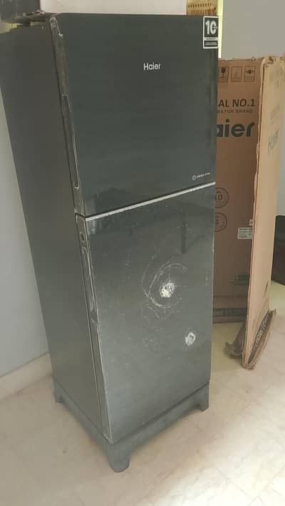new fridge only glass damage