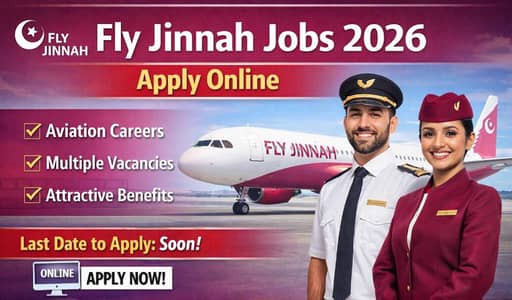 fly jinnah Air line vacancy cabin crew nd staff only females