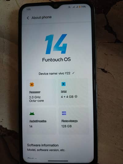 Vivo Y22