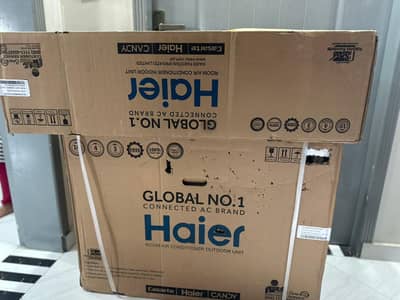haier t3 inverter 1.5 ton free installation warranty and box packed
