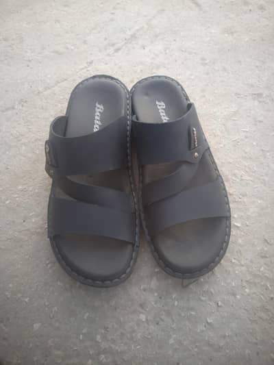 Bata Style Black Sandal Size 39 Excellent Condition