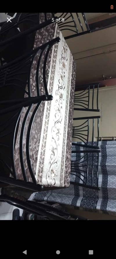 8 Seater Glass Dining Table Set With Chairs