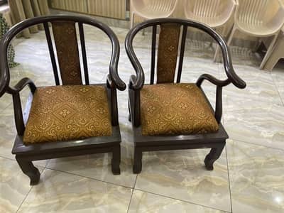 wooden chairs