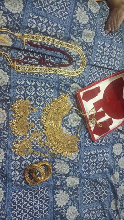 Bridal 21 karrot gold plated set