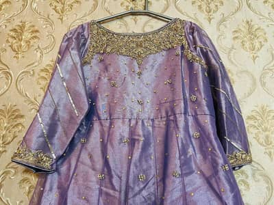 party wear lilac maxi