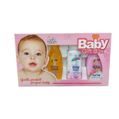 Baby care gift set 4 pcs shampoo lotion powder &soap Combo for Newborn
