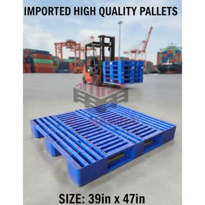 Wooden & Plastic Pallets for Warehouse Storage and Logistics